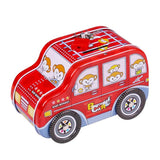 AM5901 S24 Car Shape Money Saving Piggy Bank with Lock and Key for Kids