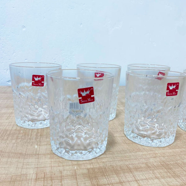 AM5958 Shine max Cristo Premium Textured Glasses - Set of 6