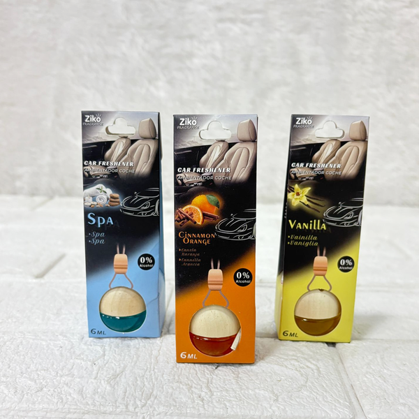 AM6333 Multi Flavor Hanging Car Air Freshener - 6 ML (Pack of 1)