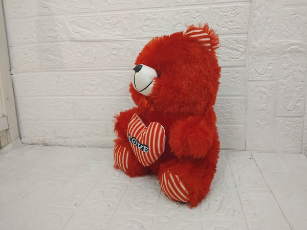 AM3490 Teddy Bear with Red Heart for Stuffed Animal Plush 13inch 220gm