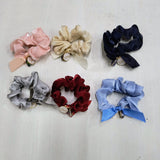 AM1290 Small Hair band Elastic Rubber With Ston and Charms Multicolor Color Hair Rope For Women and Girls 1pc
