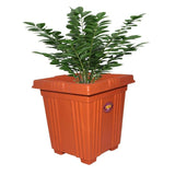 AM0817 Deep Heavy Duty Square Plastic Planters Pots -38cmX33cm