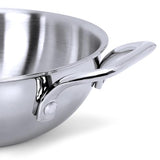 AM3422 Afinito Triply Stainless Steel Kadai with Lid 22cm