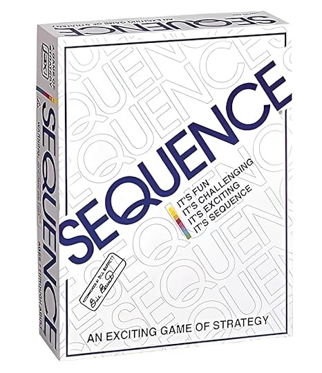 AM2918 Sequence Game 8002 Small Fun And Excitenment With Friends And Family Easy Enough For Children, Challenging For Adults Multicolour