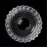 AM5359 Round Crystal Glass Smoking Ashtray- 128mm
