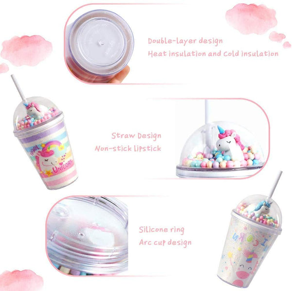 AM5348 3D Look Tumbler Cups with Lid Multi-Color 1pc