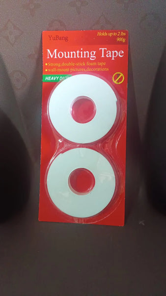 18828 Strong Double Sided Tape Foam Mounting Tape (2 Pcs Set)