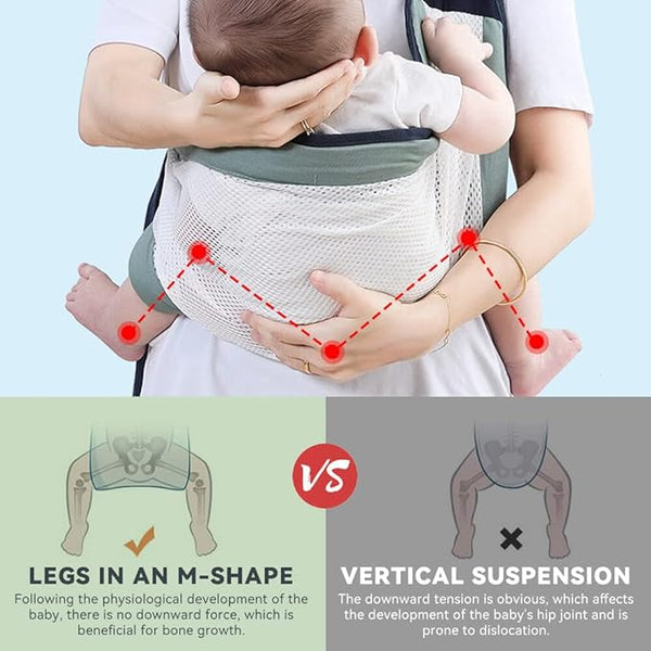 3505 Fancy Newborn Baby Carrier Sling ,Baby Travel Care  Carry Bag ,Carrier with Safety Belt