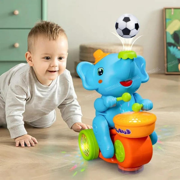 AM3461 Elephant Musician Toy