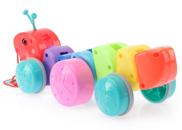 AM3510 Swirly Caterpillar Pull Along Toy For Kids