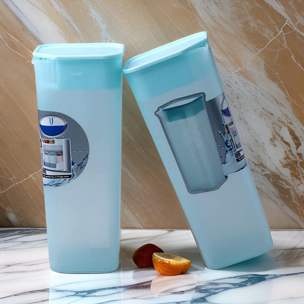 Am0501 Aqua Food Grade Fridge Square Water Bottle Set Of 2