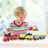 A07153 Wooden Toy Train Set for Kids