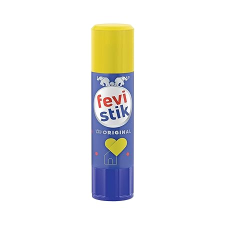 AM3111 Fevistik Glue Stick 15gm, Multi-Purpose Glue Stick Activities Easy to Use 1 Piece