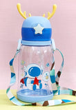 AM2459 Deer Water Bottle Plastic Cartoon Water Bottle 300ml