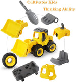 AM2924 Truck Set MD-5508B Construction Vehicle Toy Set with Screwdriver Excavator Truck Pack Of 4