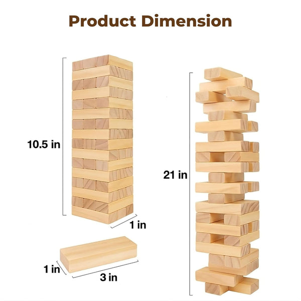 A07143 Wooden Stacking Tower Game