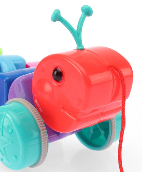 AM3510 Swirly Caterpillar Pull Along Toy For Kids