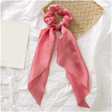 AM1024 Super Soft Hair Scarf Scrunchies for Women & Girls - 1 Pcs
