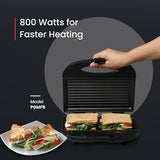 AM2275 Prestige PGMFB 800Watt Grill Sandwich Toaster with Fixed Grill Plates