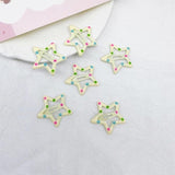 AM1220 Star Shape Hair Clip Lovely Sweet Hairpin Colorful Star Hair Barrettes Bangs Clips Headwear Hair Accessories for Women Pack Of 4 Pcs