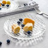 AM3732 The Precious Series Glass Snack Plate 6 Pcs  (SMP011)