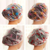 3908 Waterproof Shower Cap Bath , Free-Size , Reusable for Homes, Spas, Salons, Beauty Parlors