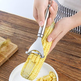 3134 Premium Corn Peeler, Stainless Steel Corn Cob Peeler