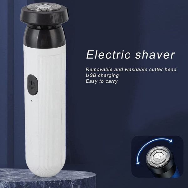 3967 Mini Electric Shaver Pocket Size Waterproof Razor Washable Portable Shaving Beard Trimmer Rechargeable Men and Women Shaver