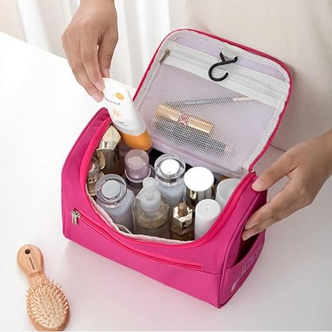 3076 Women Zip Closure Cosmetic Makeup Bag