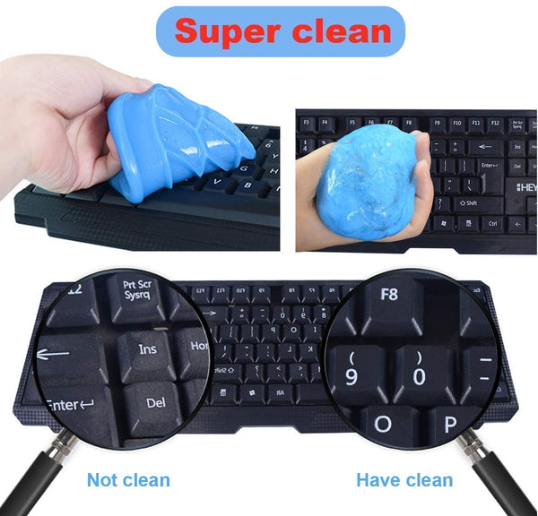 3553 Car Cleaning Gel -Dust Cleaning Mud For PC Tablet Laptop Keyboard,Air Vents, Camera, Printers, Calculator