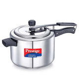 AM2248 Prestige 5L Nakshatra Essential Svachh Stainless Steel Pressure Cookers( Silver, Tri-Ply Bottom, Inner Lid)