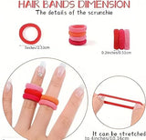 AM1252 Mini Hair Tie Rubber Multi Color Soft Tiny Small Elastic Rubber