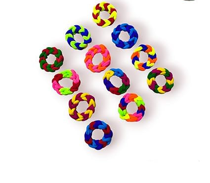 AM1251 Hair Ring Hair Elastic Rubber Bands Hair Soft Multicolour