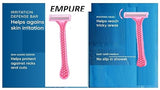 3361 Soft Care Razor for Men and Women with Moisturizing Strip (Pack Of 1Pcs)