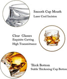 AM3751 Inovique Everest Square Crystal Whiskey Glasses Set of 6 Pcs (LXZS0617)