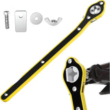 3713 Auto Labor-Saving Jack Ratchet Wrench, Universal 360 Degree Swivel Tire Wheel Jack Ratchet Wrench Scissor Jack