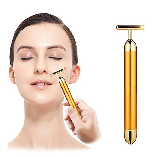 8363 Golden Energy Face Massager (1 Pc)