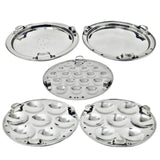 AM7482 Madhuram Signature Stainless Steel Multi Kadai Steamer Set of 9pc