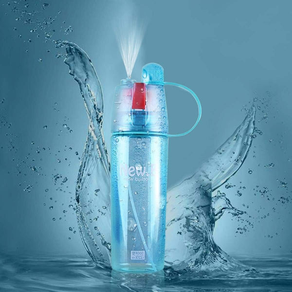 New B Portable Spray Water Bottle