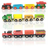 A07153 Wooden Toy Train Set for Kids