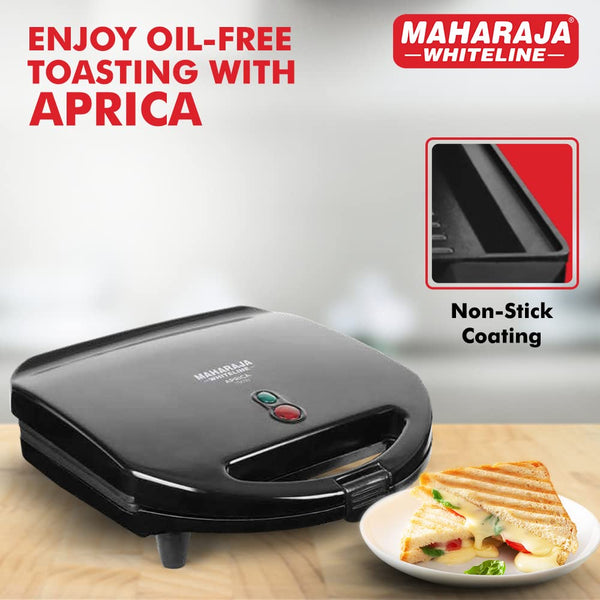 AM3644 Maharaja Whiteline Aprica Plus 750 Watts Toast Sandwich Maker(SM-206)