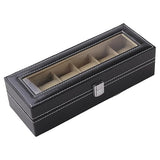 AM3542 Wrist Watch Display Box 6 Slots Watch Storage Box