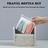 3358 3PCS Travel Bottles for Toiletries Silicone Container