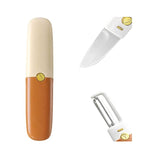 10186 2 in 1 Knife, Multifunctional peeler fruit knife (1 Pc)