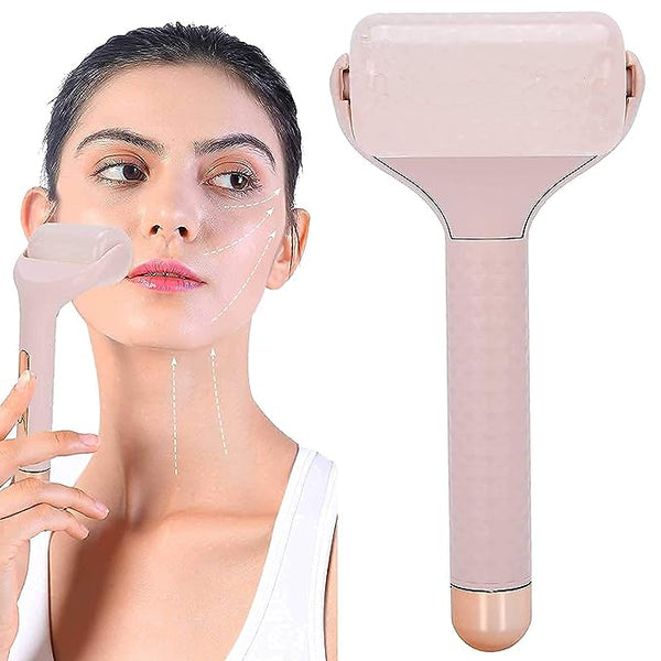 3575 Ice Roller for Face & Eye Puffiness, Large Cool Facial Ice Rollers for Women Face Massager, Tighten Pores, Headaches Migraine Relief, Minor Injury, Reduce Wrinkle Skin Care