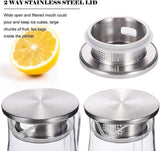 AM5373 Shine Max Steel Lid Water Jug With Glass 6pc
