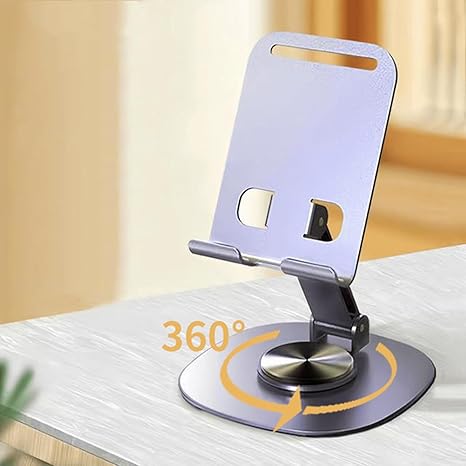 3224 Metal 360°Degree Rotating Mobile Stand for All Smart Phones