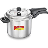 AM2242 Prestige 5.5 Litres Svachh Deluxe Alpha Induction Base Outer Lid Stainless Steel Pressure Cooker