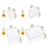 AM3229 Transparent Plastic Drawer organizer 7 Piece