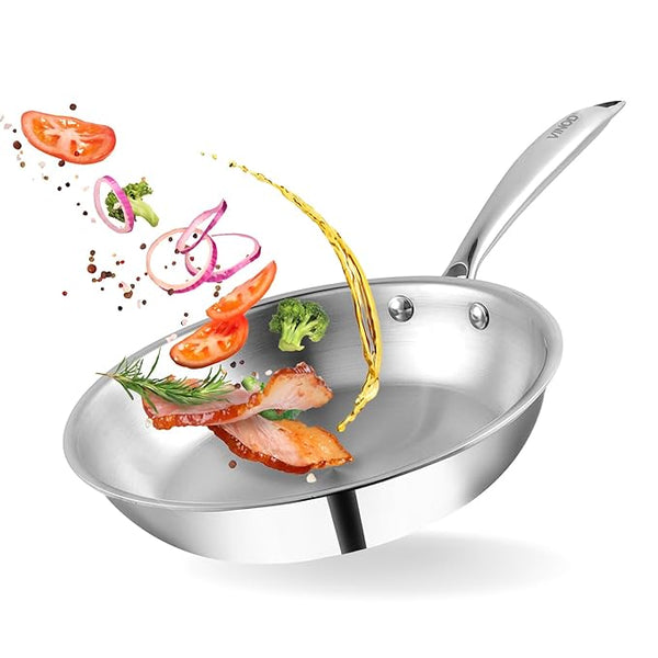 AM3430 Afinito Stainless Steel Triply Fry Pan 28Cm